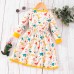 【2Y-7Y】Girl Casual Colorful Cartoon Animal Unicorn Floral Print Long Sleeve Dress