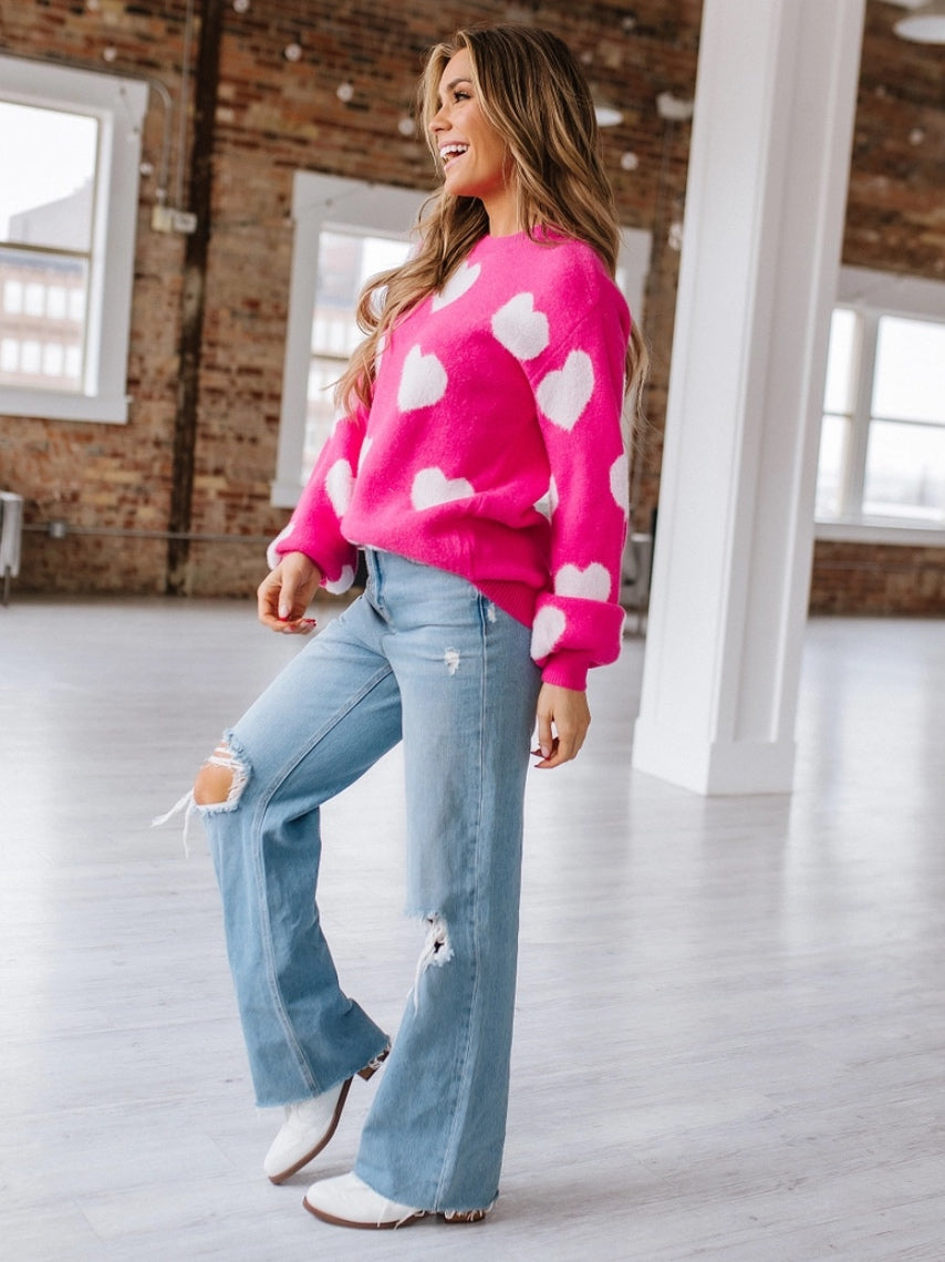 Big Love Pink Sweater