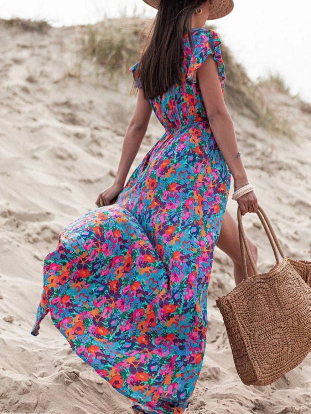 Bright Boho Floral Dress Bright Boho Floral Dress