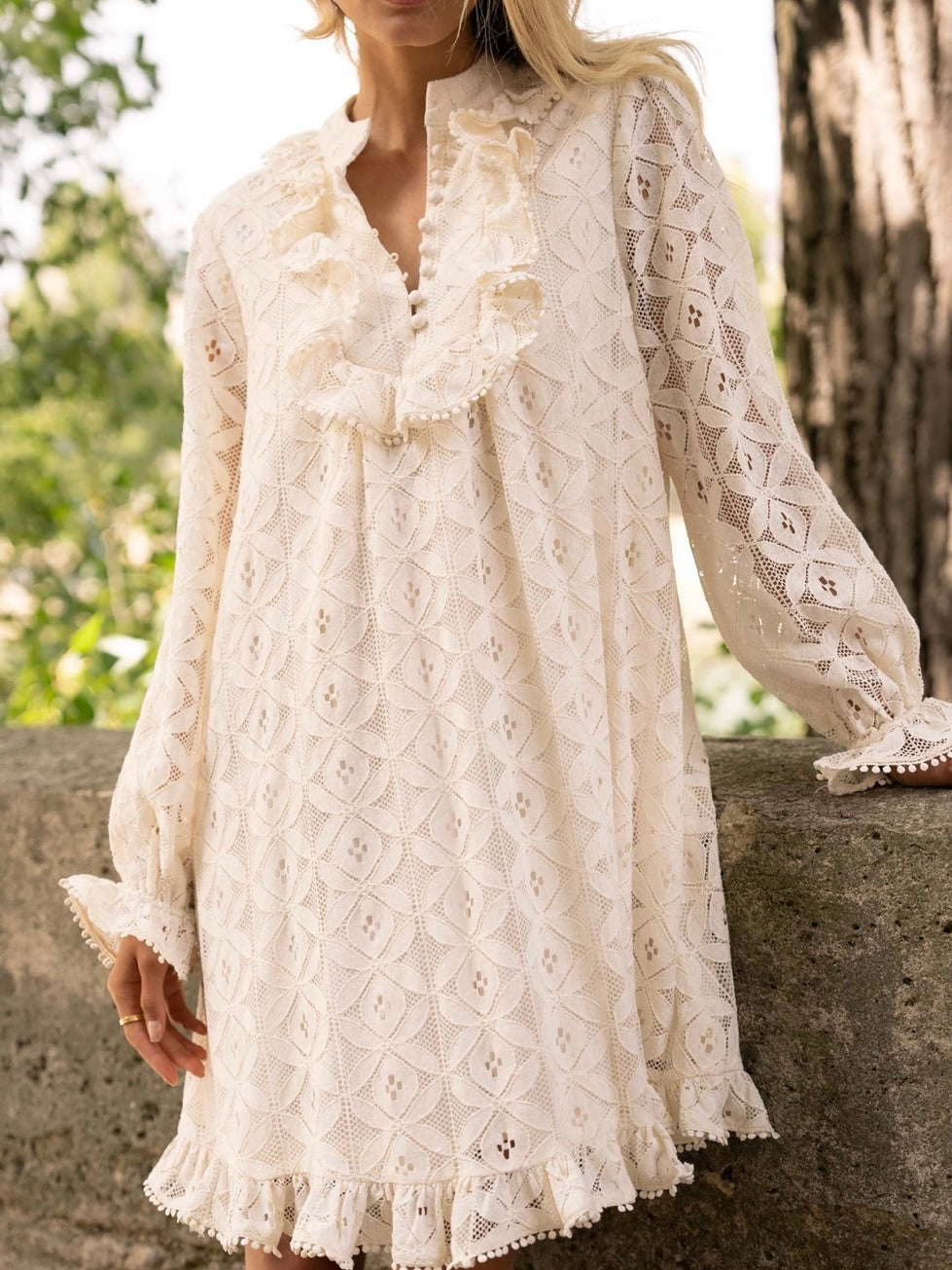 Eugenie Cotton Lace Dress Eugenie Cotton Lace Dress