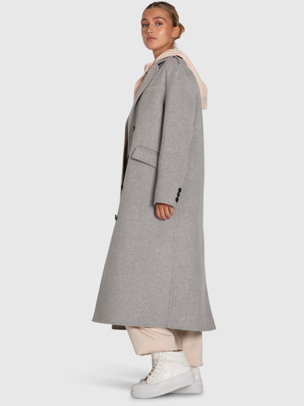Tainted Longline Grey Coat Tainted Longline Grey Coat