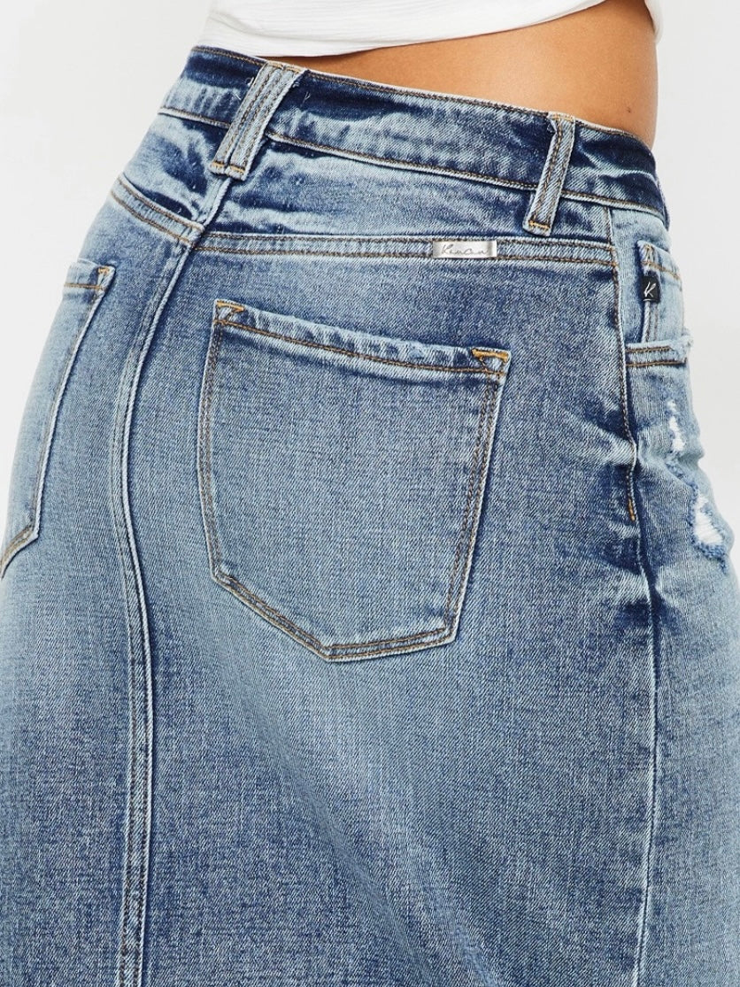 Miami Maxi Denim Skirt Miami Maxi Denim Skirt