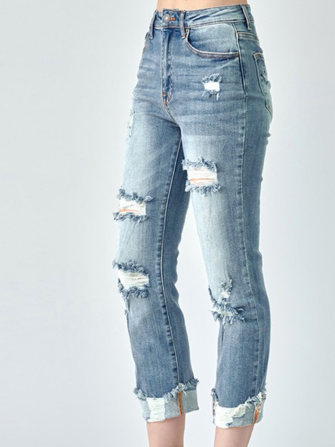 Turn It Up Distressed Jeans Turn It Up Distressed Jeans