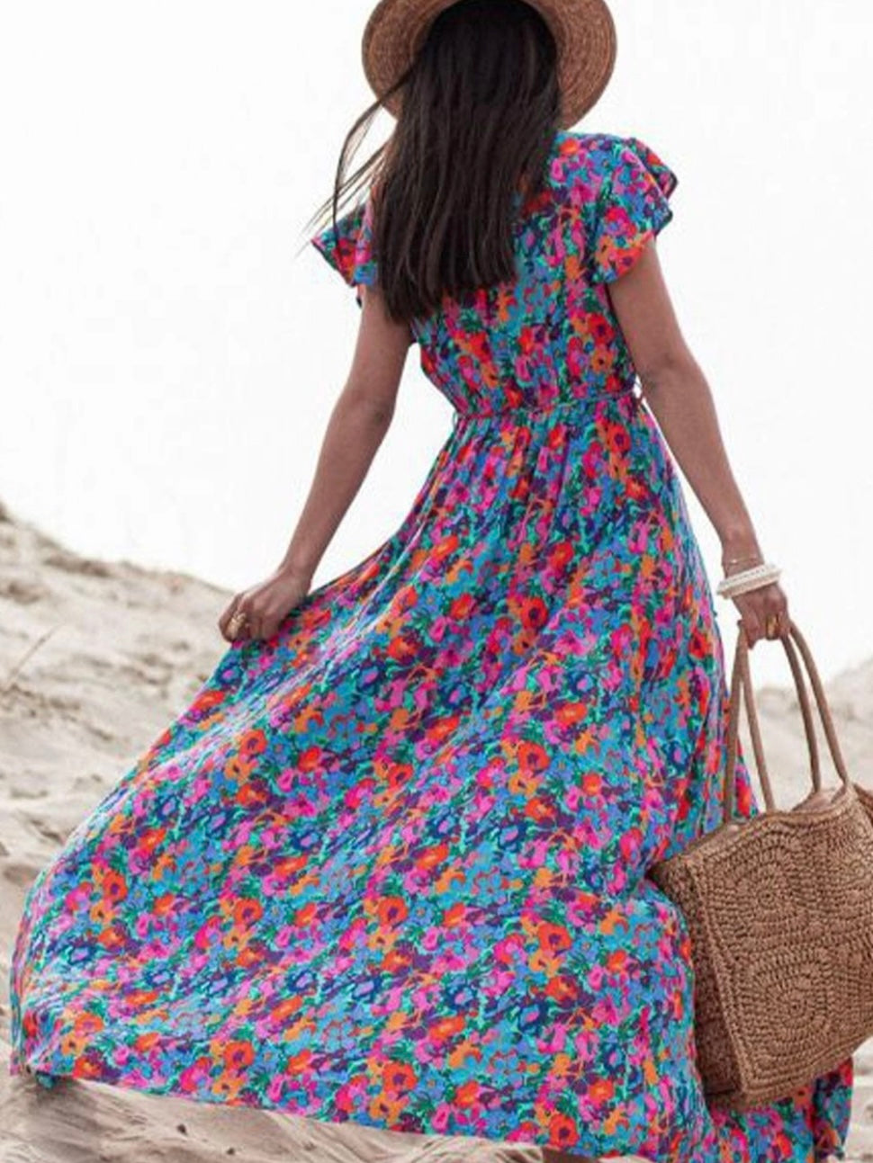 Bright Boho Floral Dress Bright Boho Floral Dress