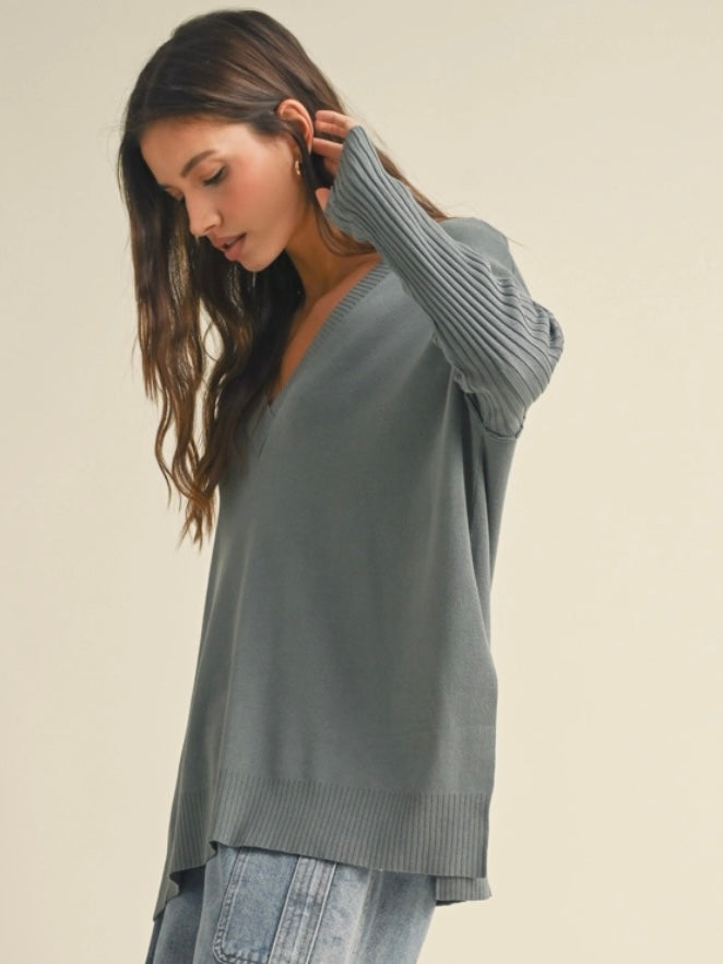 Sienna Deep V Sweater Sienna Deep V Sweater