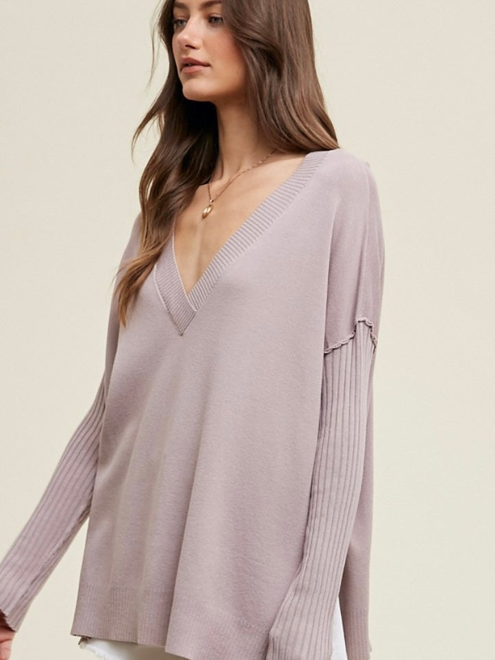 Sienna Deep V Sweater Sienna Deep V Sweater