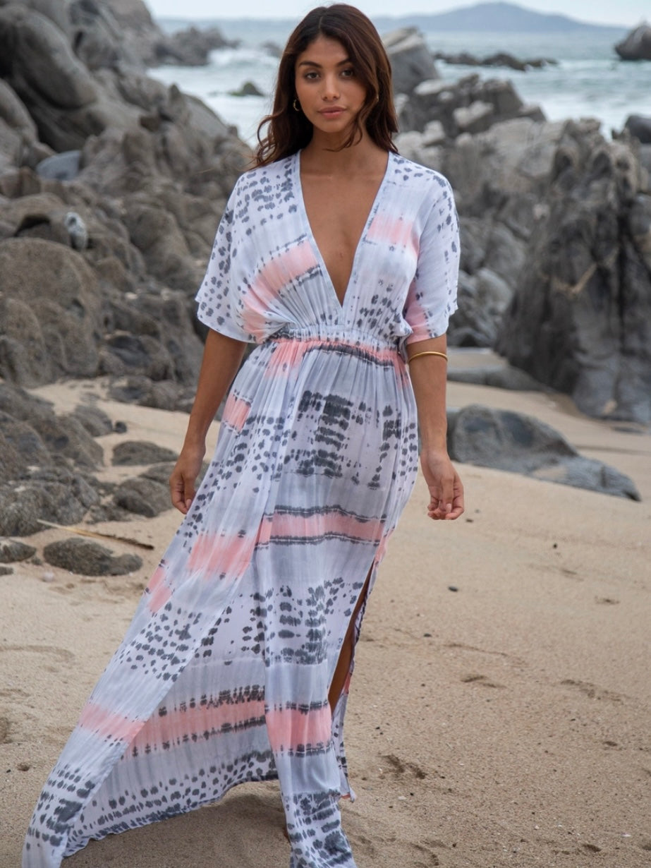 Amy Kimono Maxi Dress Amy Kimono Maxi Dress
