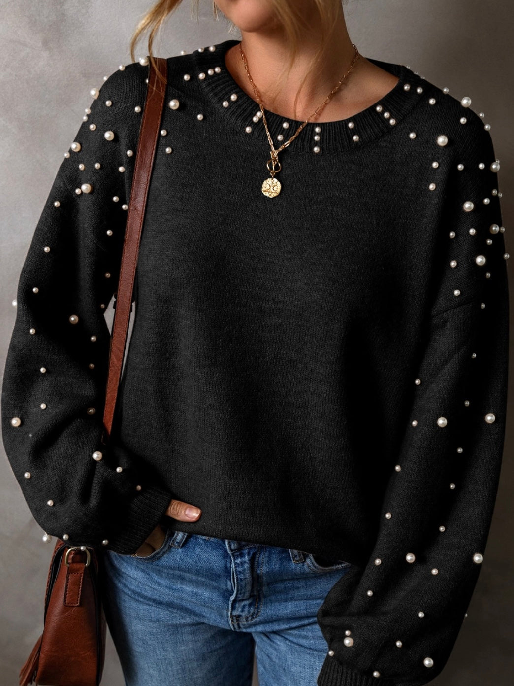 Pearled Sweater