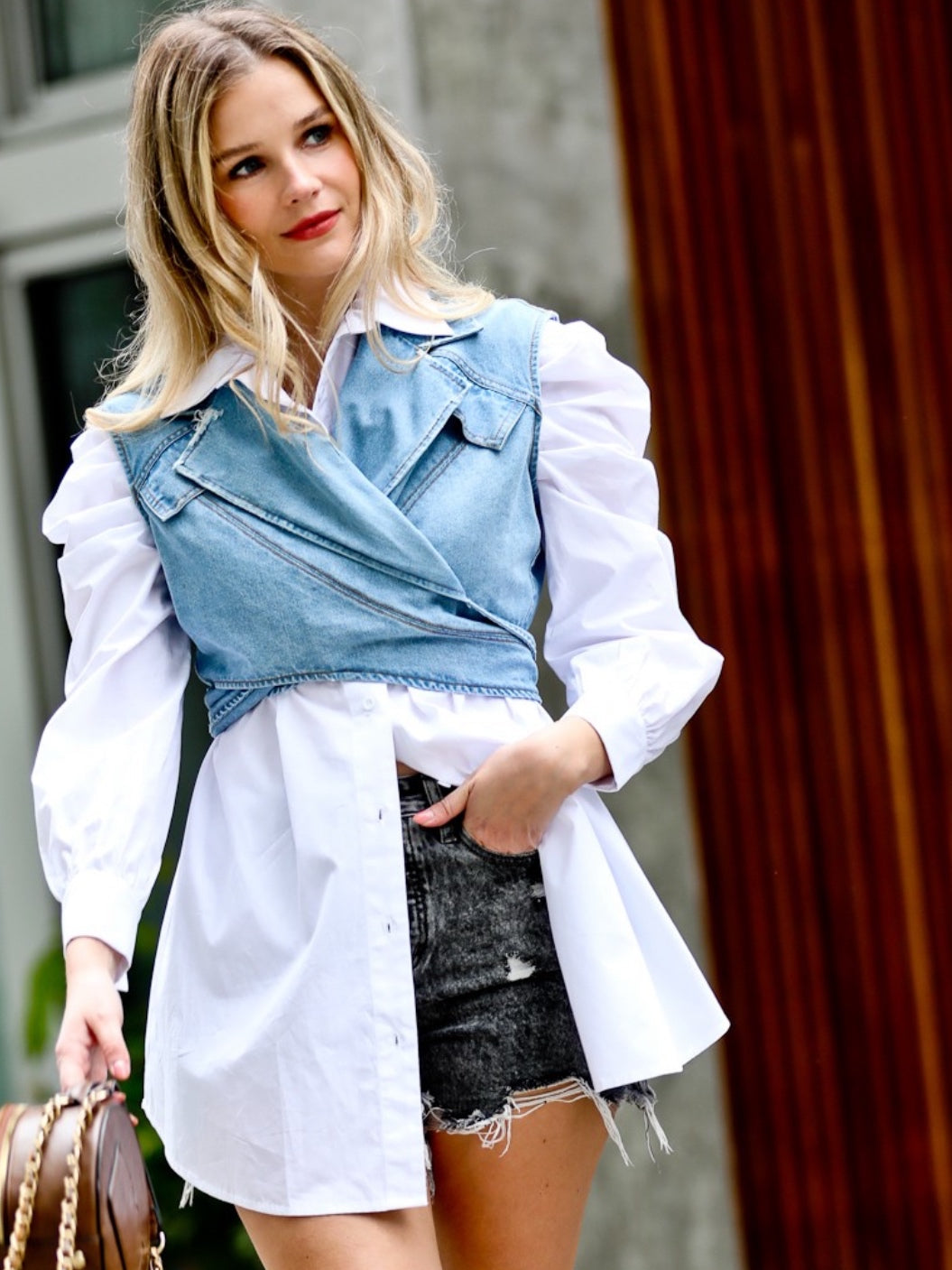 Dawn Denim Mix Tunic + Vest Dawn Denim Mix Tunic + Vest