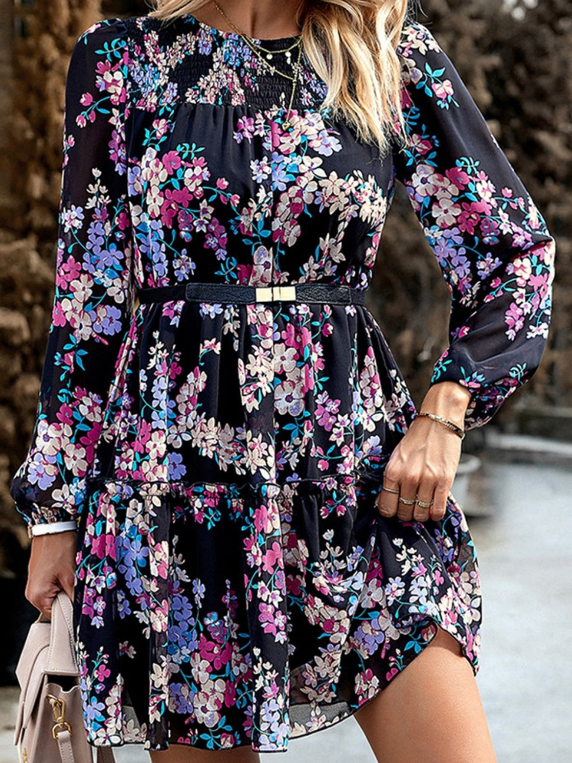 Betty Black Floral Dress Betty Black Floral Dress