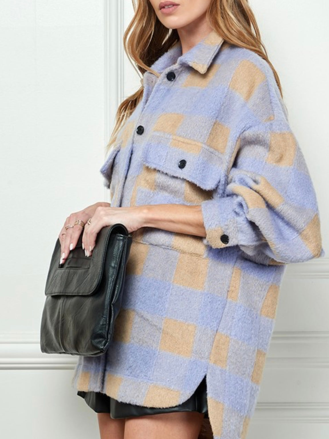 Ocean Side Plaid Shacket Ocean Side Plaid Shacket