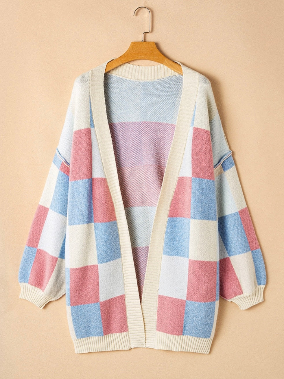 Checkered Cardigan