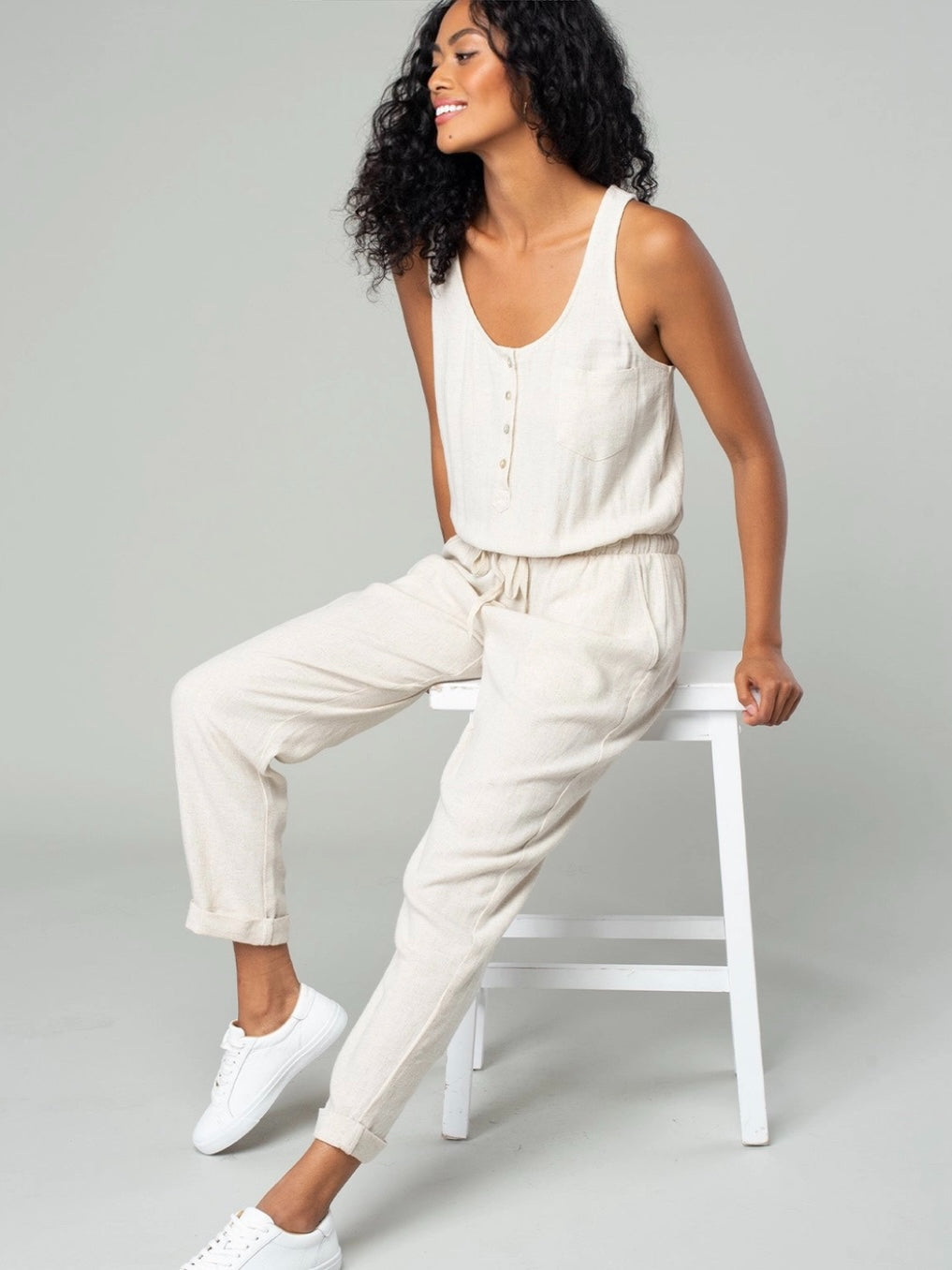 Linen Everyday Jumpsuit Linen Everyday Jumpsuit