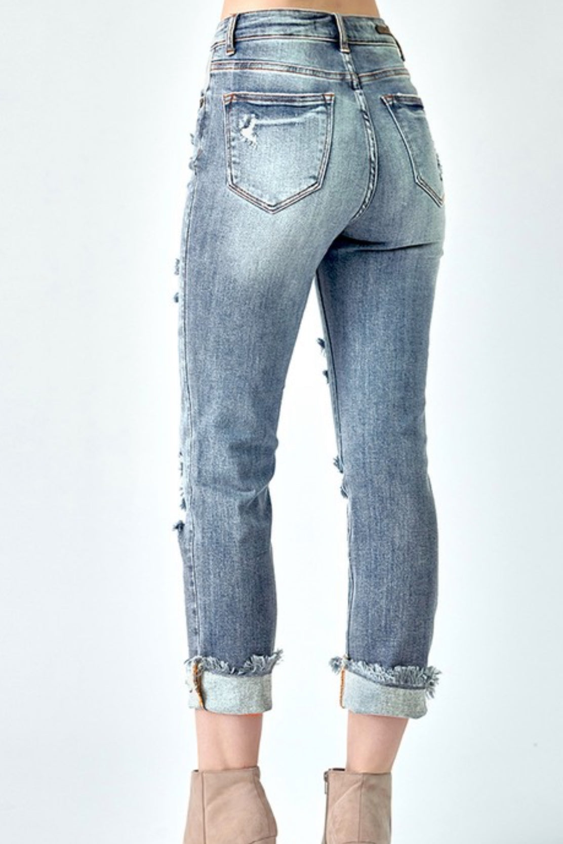 Turn It Up Distressed Jeans Turn It Up Distressed Jeans