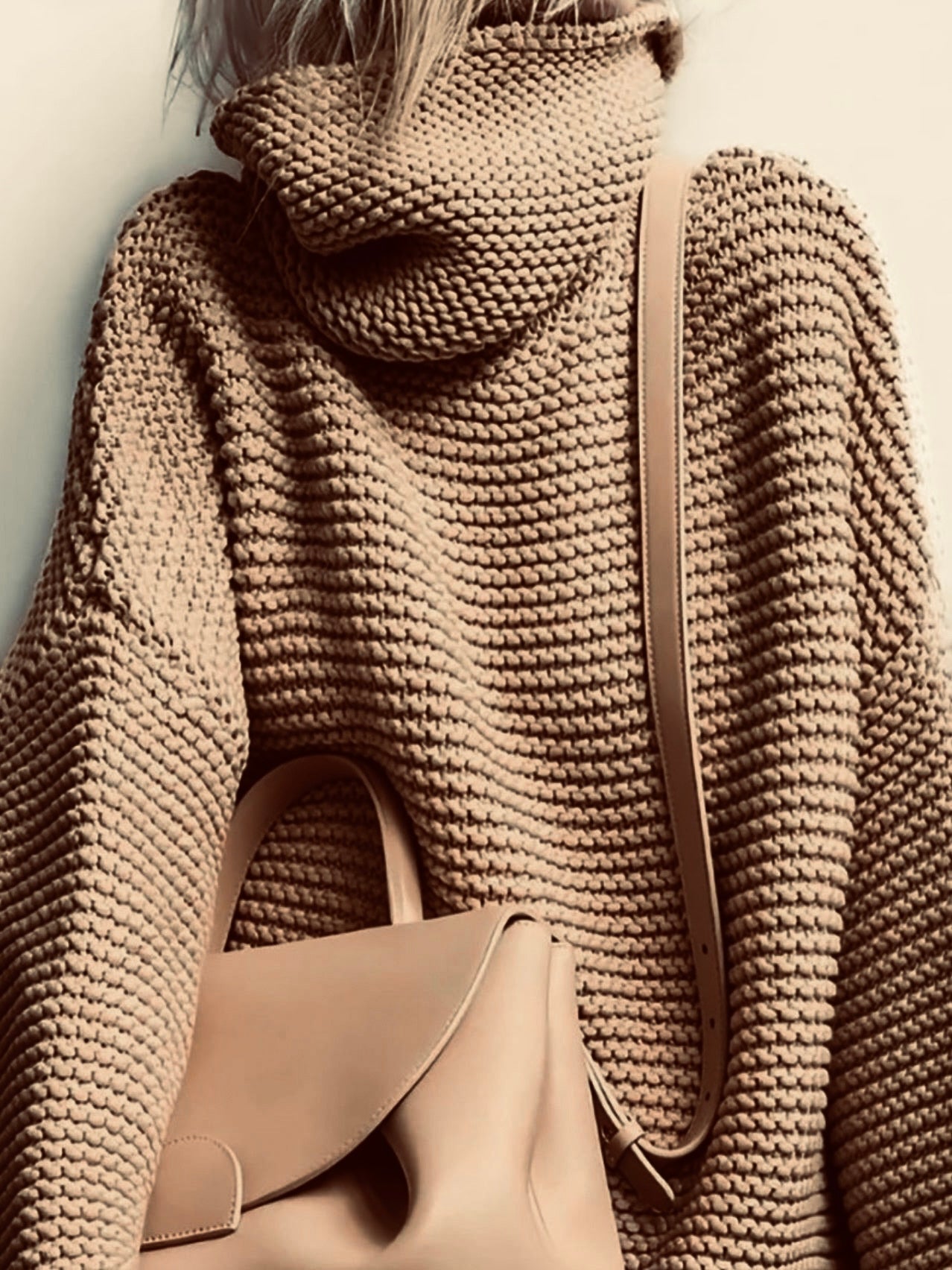 Beige Turtleneck Sweater Beige Turtleneck Sweater