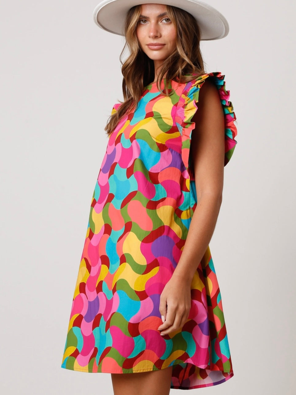 Chroma Wave Shift Dress Chroma Wave Shift Dress