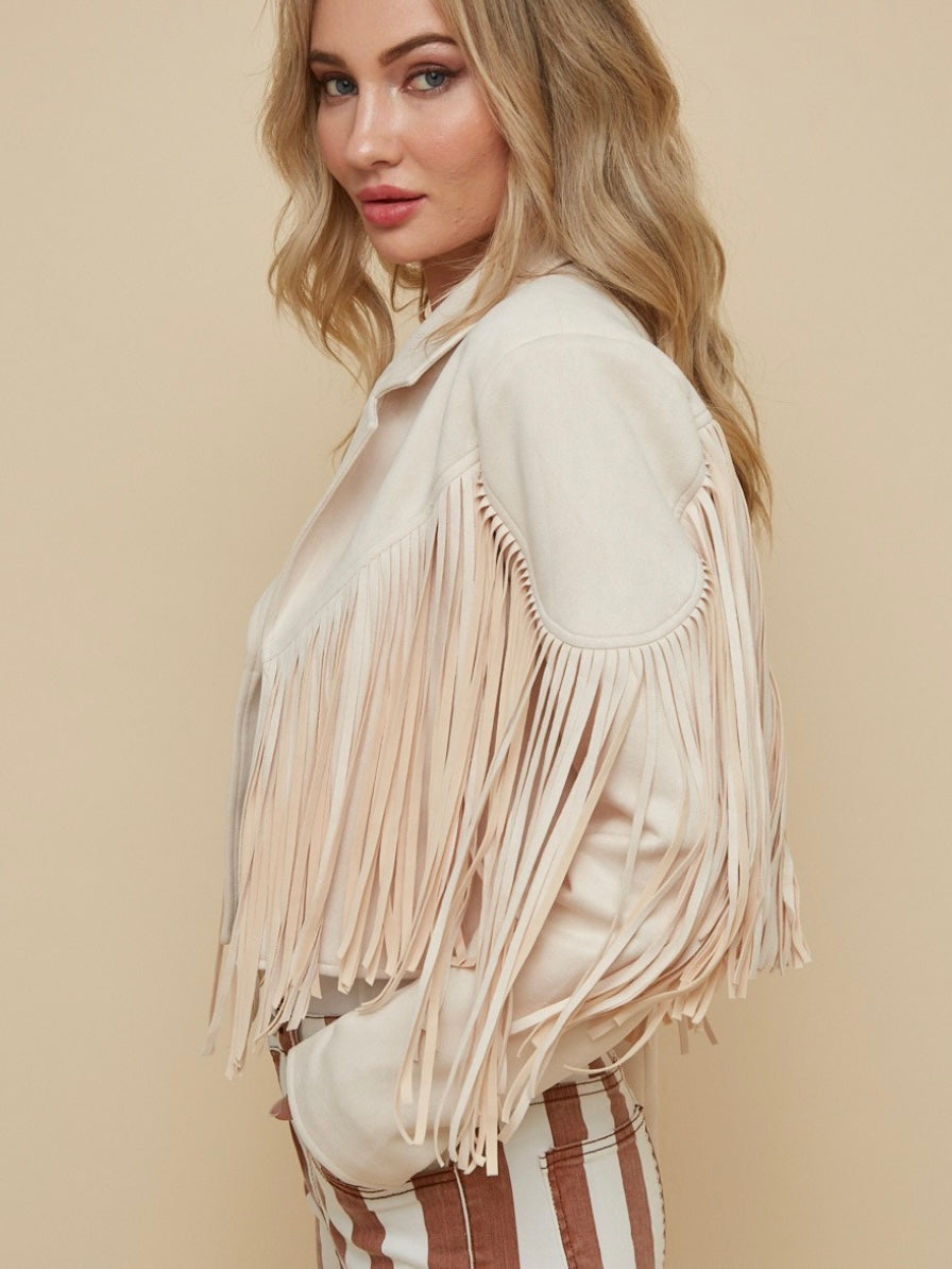 Get Fringed Boho Jacket Get Fringed Boho Jacket