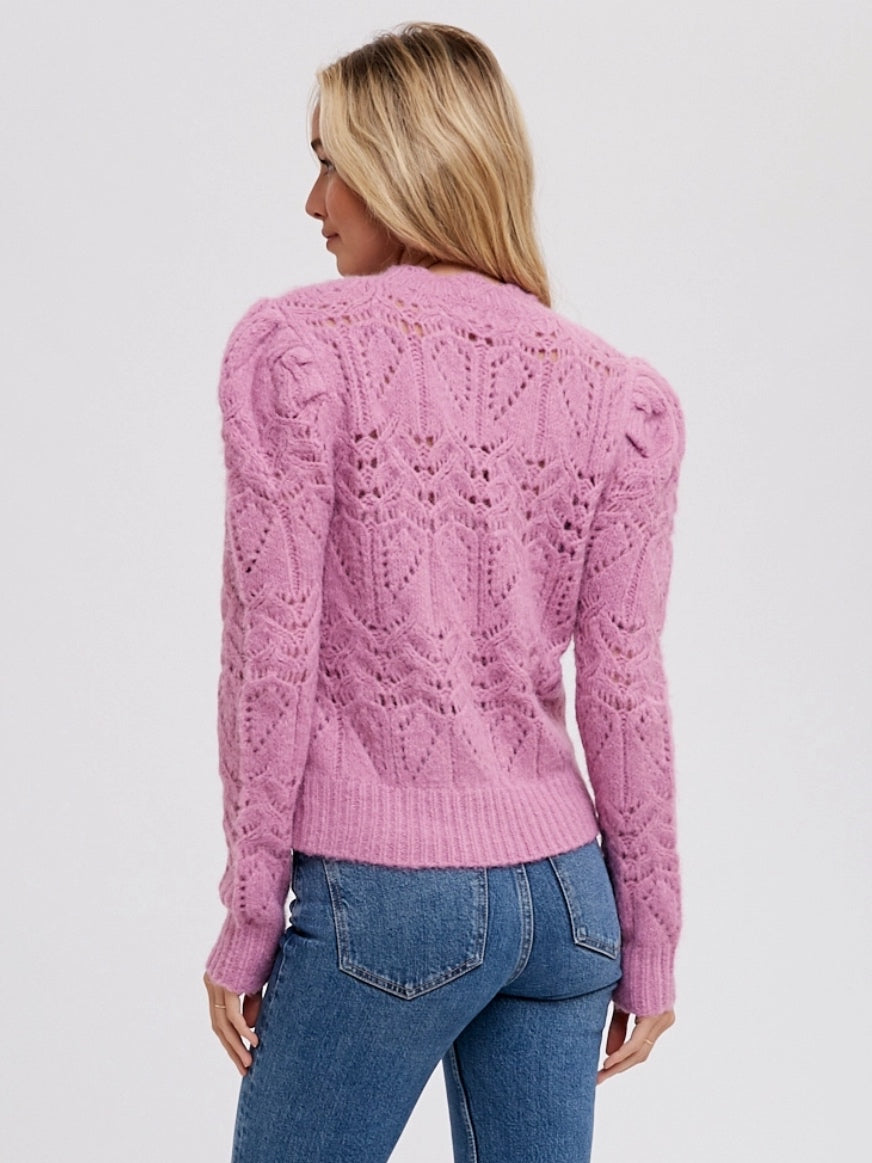 Puff Pointelle Sweater Puff Pointelle Sweater