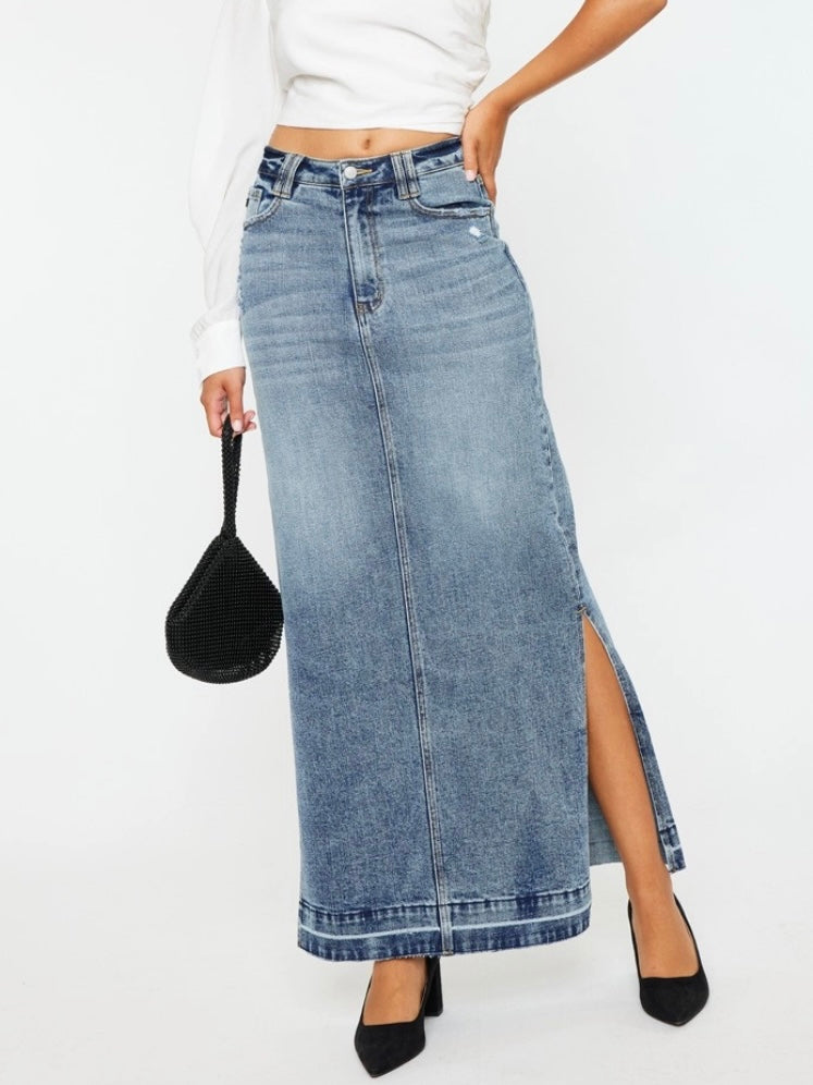 Miami Maxi Denim Skirt Miami Maxi Denim Skirt