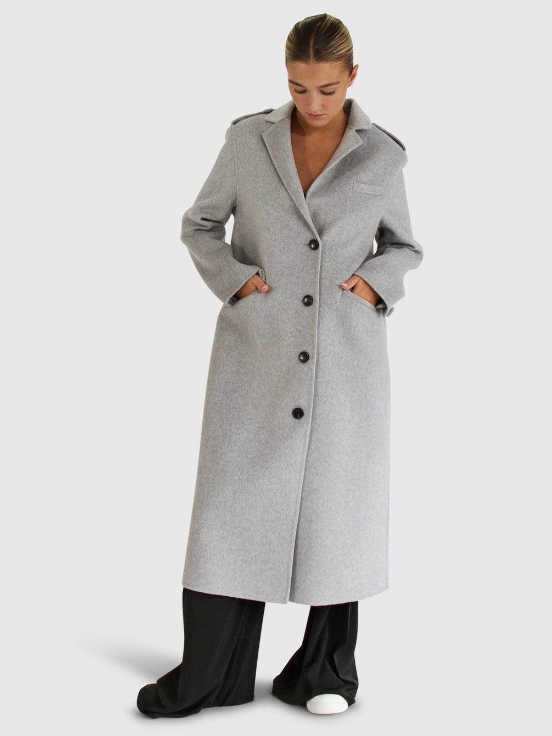 Tainted Longline Grey Coat Tainted Longline Grey Coat