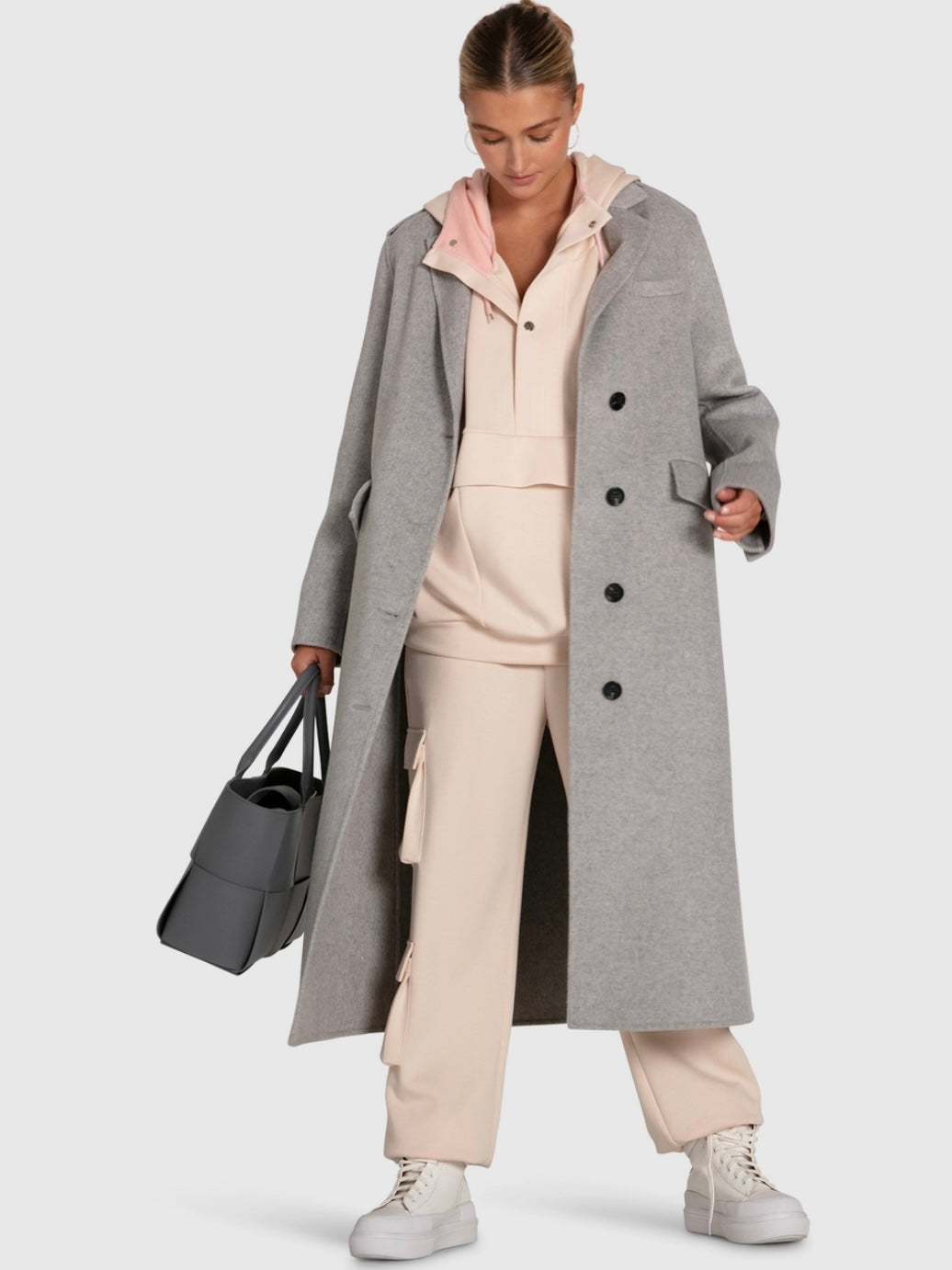 Tainted Longline Grey Coat Tainted Longline Grey Coat