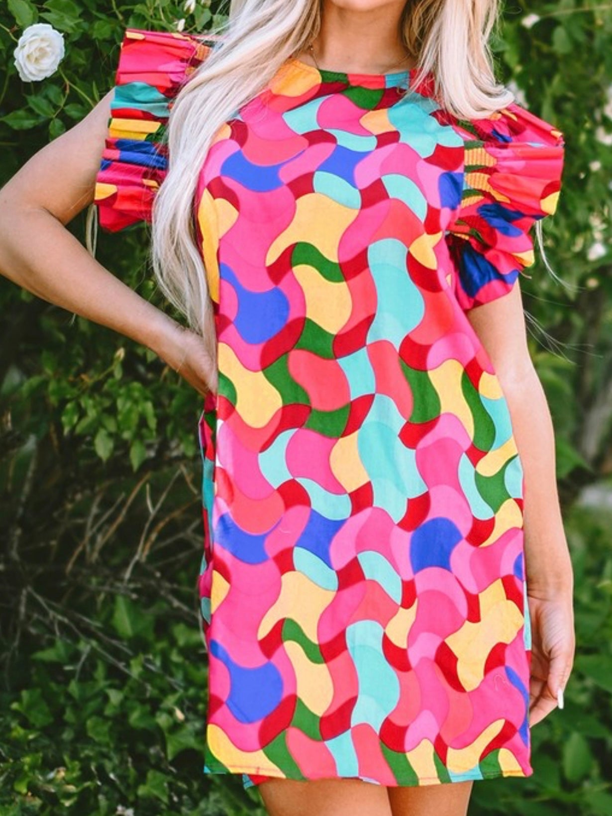 Chroma Wave Shift Dress Chroma Wave Shift Dress