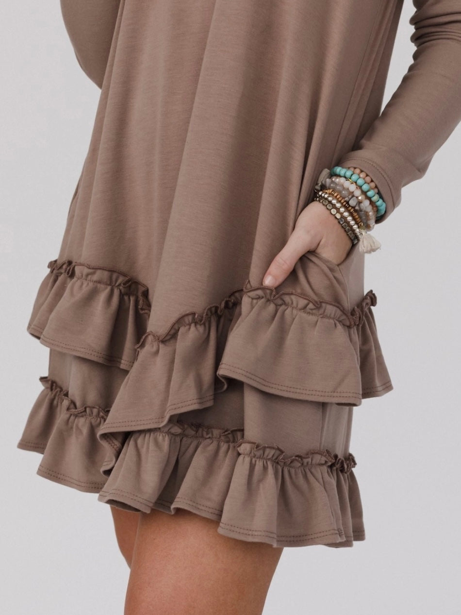The Ruffled Hem Dress The Ruffled Hem Dress