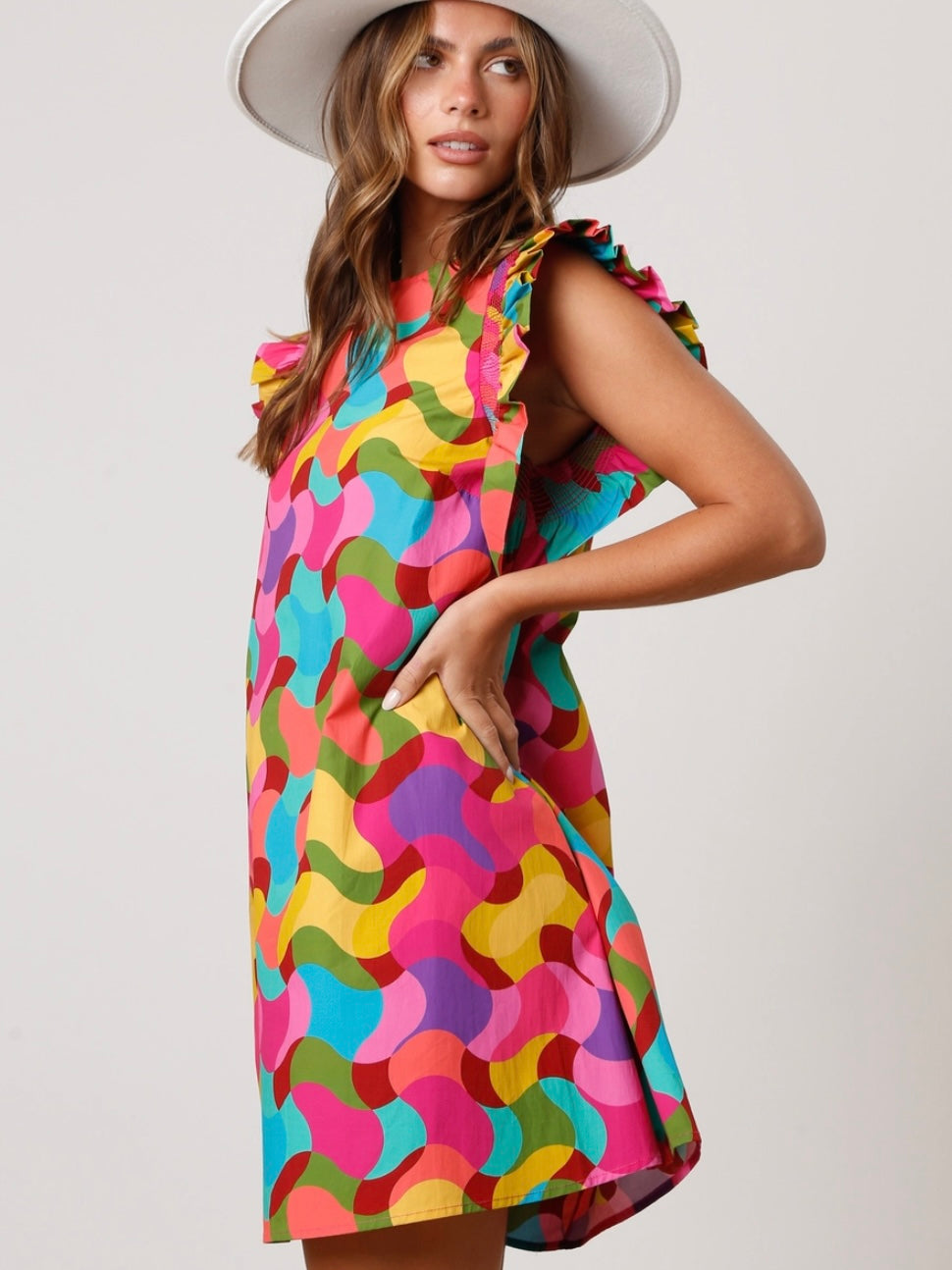 Chroma Wave Shift Dress Chroma Wave Shift Dress