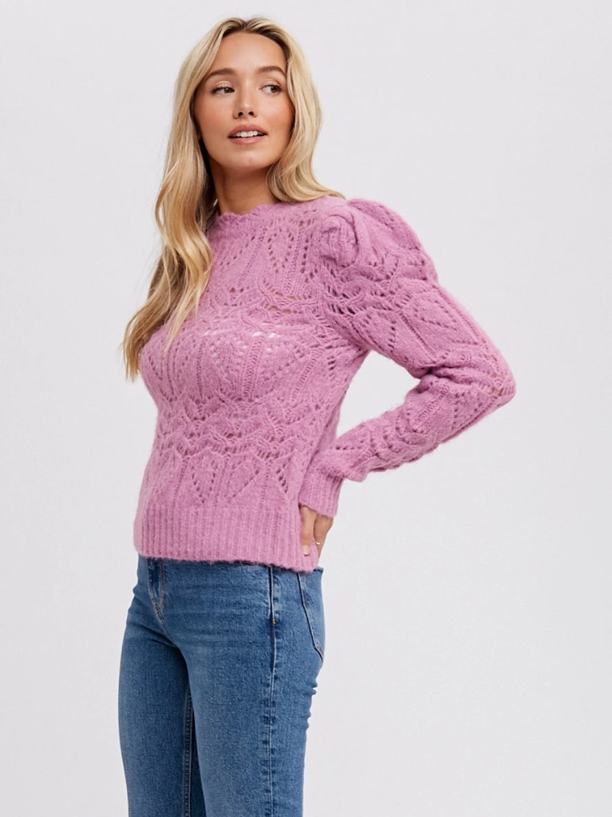 Puff Pointelle Sweater Puff Pointelle Sweater