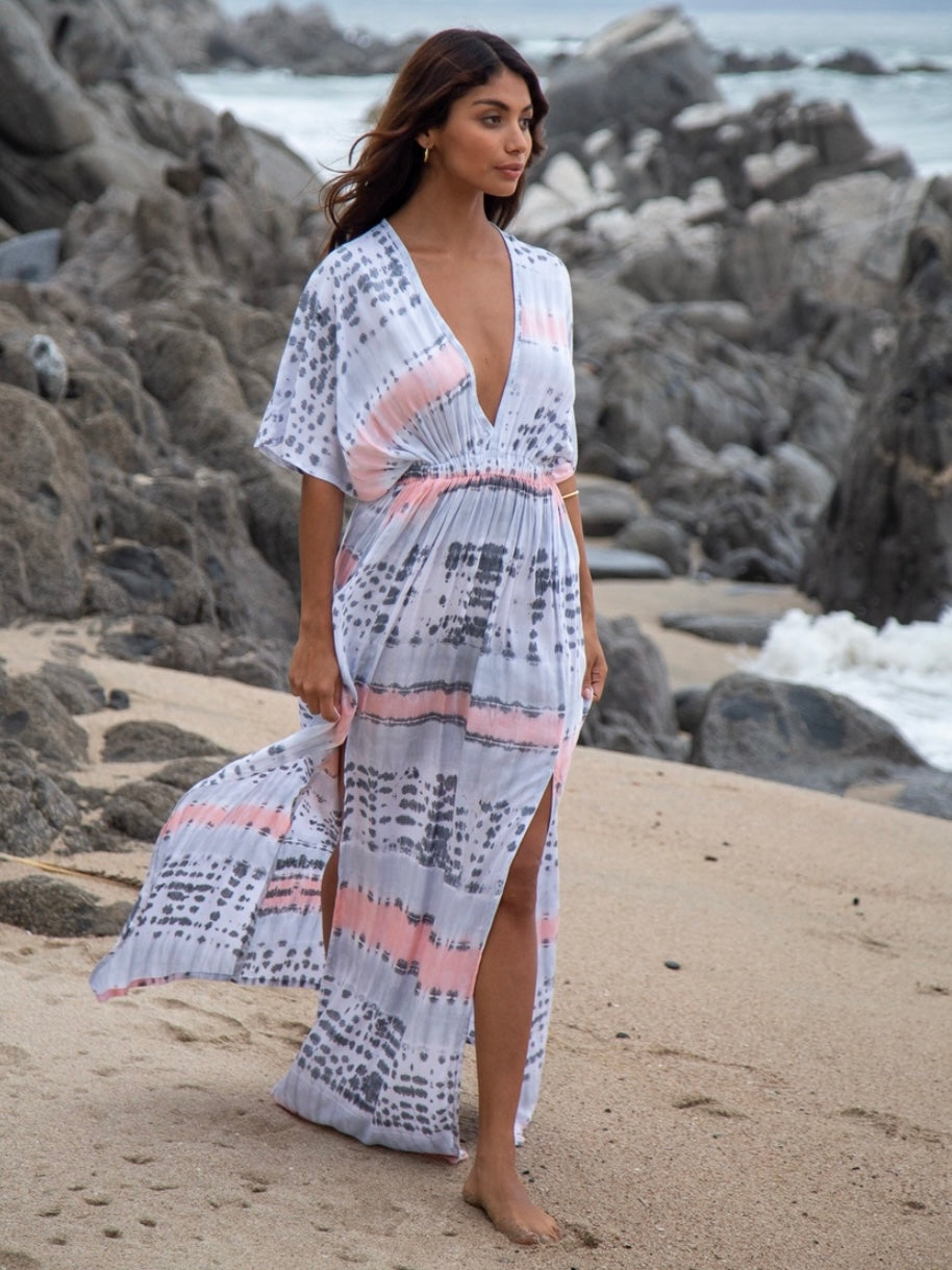 Amy Kimono Maxi Dress Amy Kimono Maxi Dress