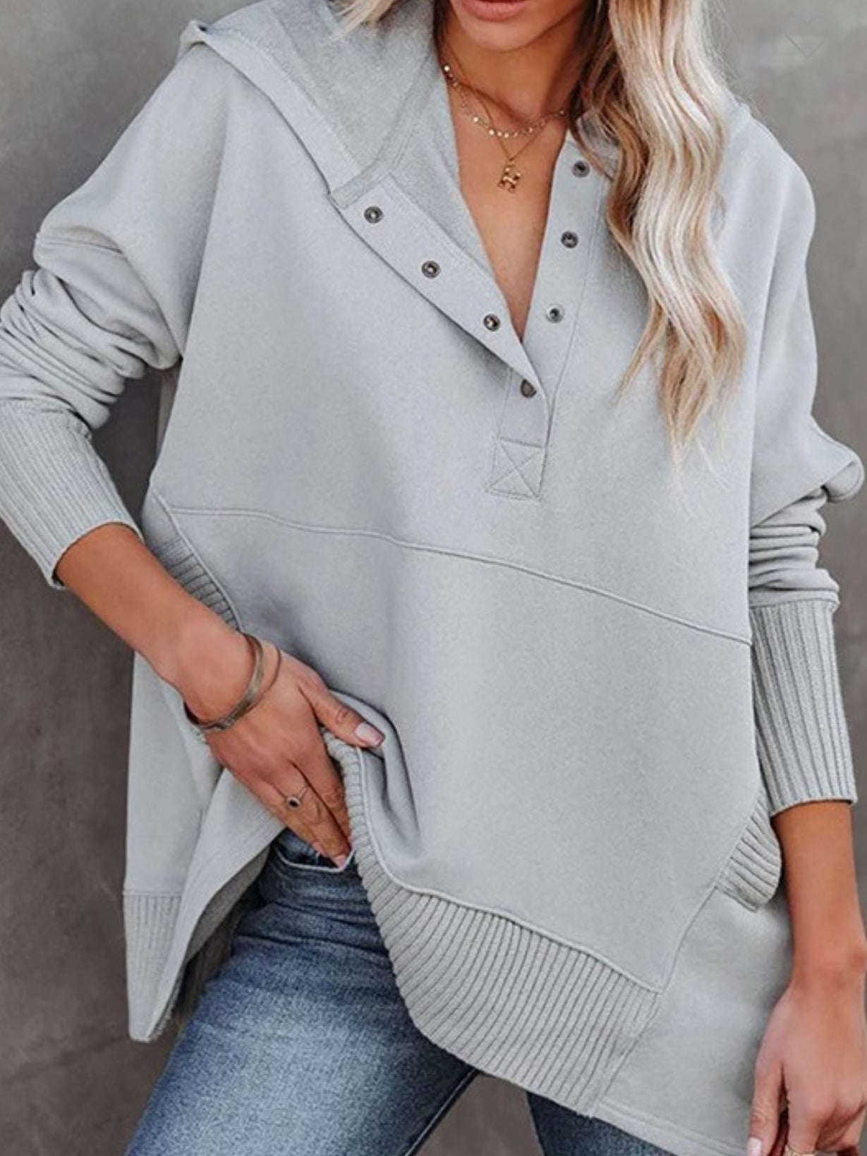The Henley Hoodie The Henley Hoodie