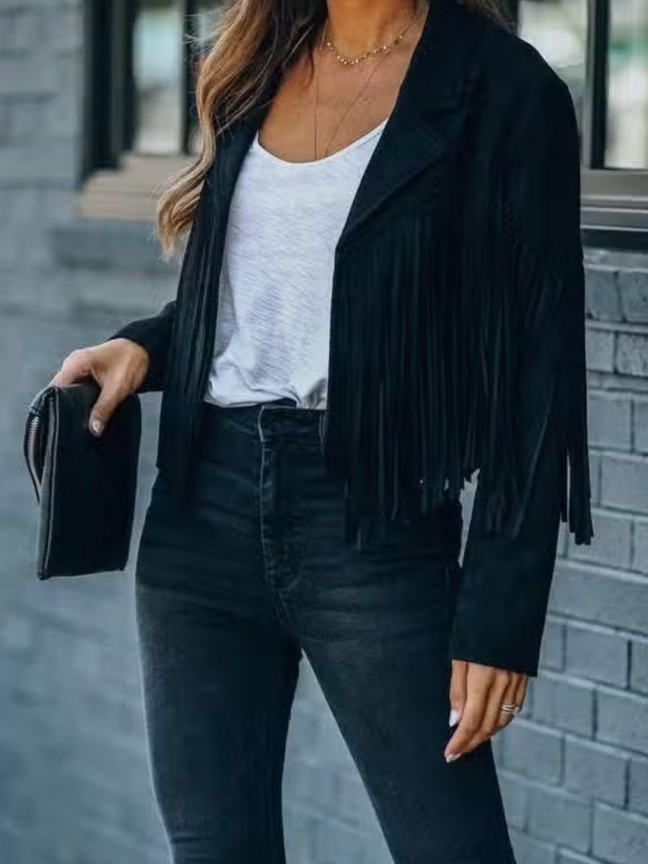 Get Fringed Boho Jacket Get Fringed Boho Jacket
