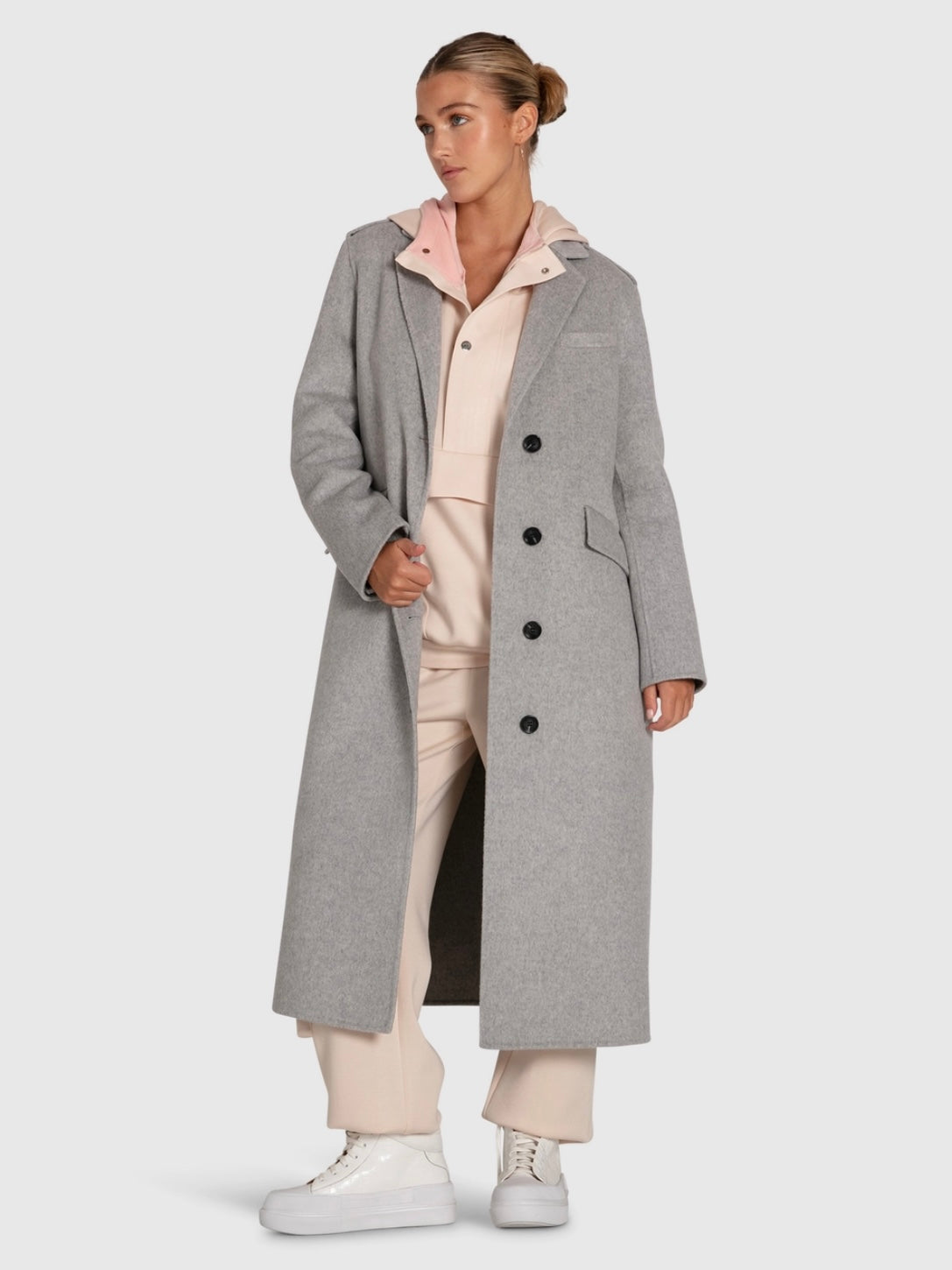 Tainted Longline Grey Coat Tainted Longline Grey Coat
