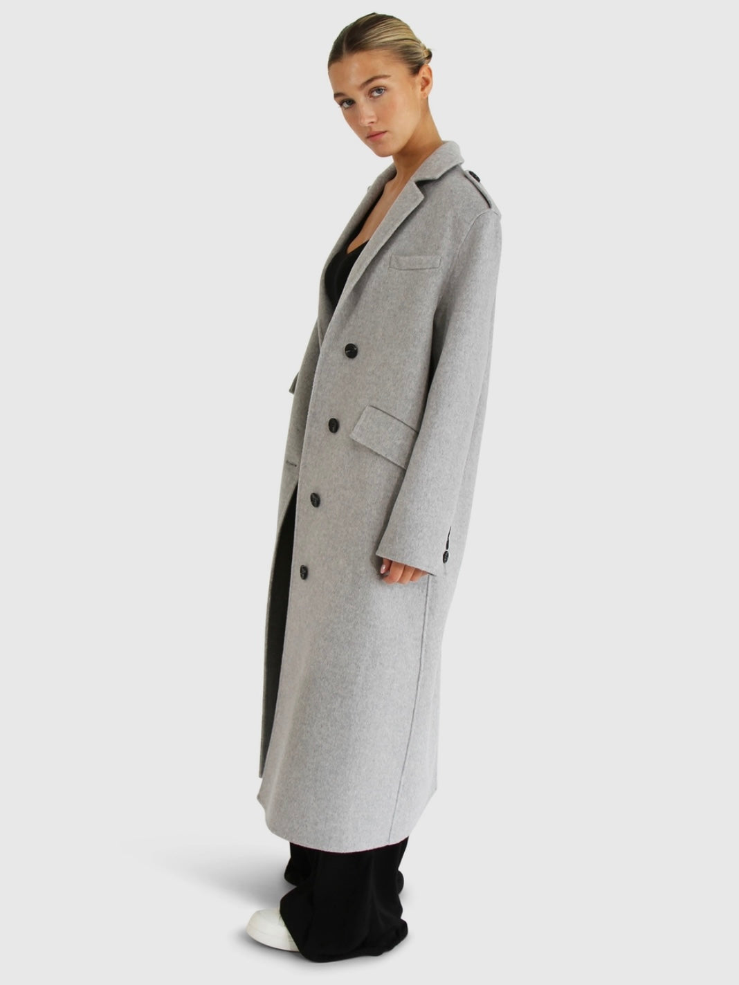 Tainted Longline Grey Coat Tainted Longline Grey Coat