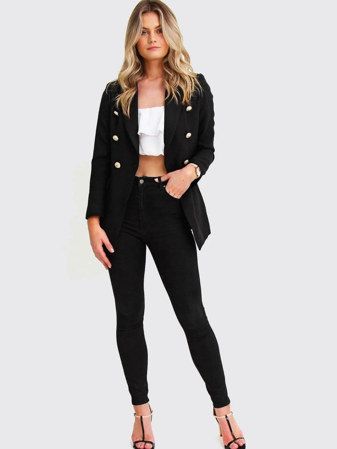 Bring It Textured Blazer Bring It Textured Blazer