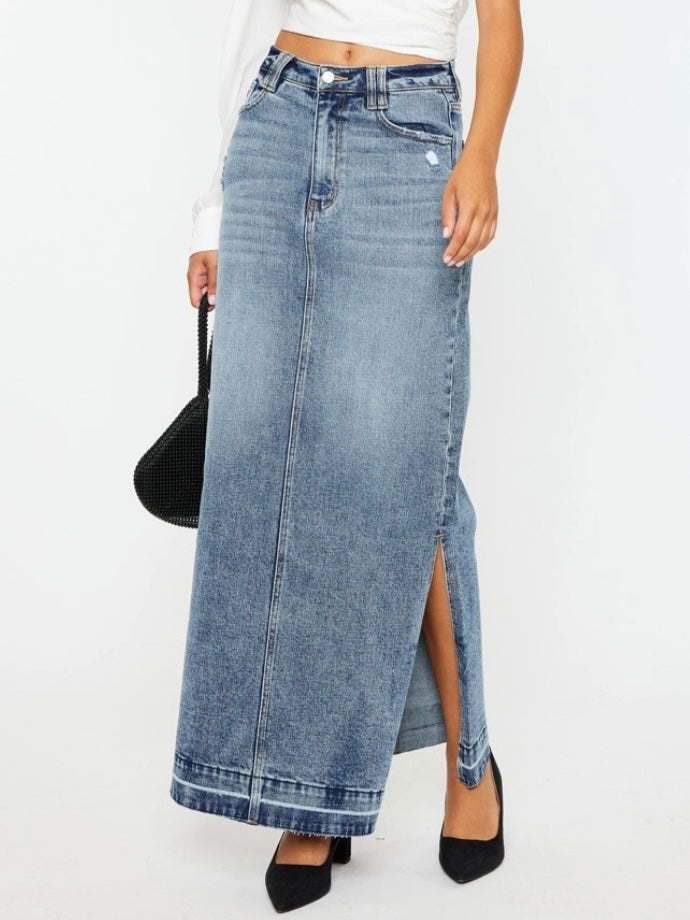 Miami Maxi Denim Skirt Miami Maxi Denim Skirt